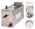 8KW Steam Suite Single Room Generator Chrome