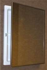 14 X 18 2 SHLF REC Medicine Cabinet With Frame Mirror