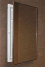 14 X 24 2 SHLF REC Medicine Cabinet With Frame Mirror