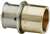 Lead Law Compliant 1/2 X 1/2 BRZ PEX Pressure Tube Adapter