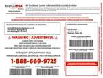 8 FT Linear Lamp Prepaid Stamp