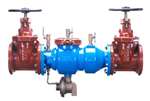 Lead Law Compliant 4 Reduced Pressure Zone Backflow Preventer With Non-Rising Stem Gate Valve