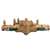 Lead Law Compliant 1-1/2 Bronze IPS Reduced Pressure Zone Backflow Preventer With Ball Valve