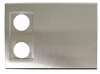 Stainless Steel Cover Plate 2 Pack Satin