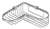 B/LEV Corner Basket 8 Satin Brushed Nickel *MASTER