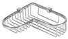 B/LEV Corner Basket 8 Satin Brushed Nickel *MASTER