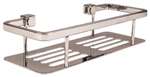10 Rectangle Shower Basket Satin Contour