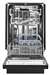 Lead Law Compliant Black 18 5 Cycle 2 Option Dishwasher