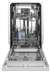 Lead Law Compliant White Full Console Dishwasher 5 Cycle 2 Option