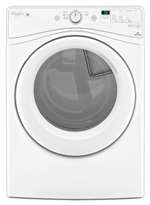 California Energy Commission Registered White 7.4 Cubic Feet 6 Cycle Electric DRYER