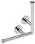 Dual Horz/ Vertical Toilet Paper Holder