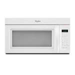 White 1.7 CF Microwave Range Hood