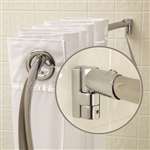 5 FT 9 Proj Satin Nickel Stainless Steel Oval Shower Rod