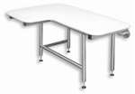 28X22-1/2 ADA RH Shower Seat White