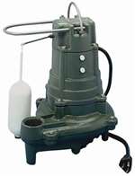 1/2 HP 115 Volts Cast Iron Auto Effluent Pump
