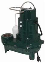 1/2 HP 115 Volts Cast Iron Sewage Pump With Variable Level Float Switch