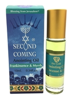 Second Coming Anointing Oil, Frankincense & Myrrh, Roll-on 10 mL