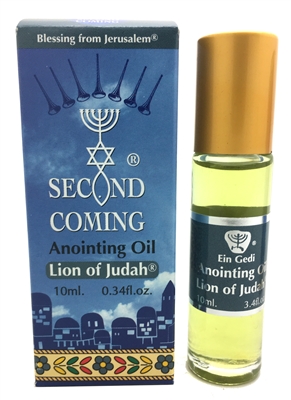 Second Coming Anointing Oil,  LION OF JUDAH, Roll-on 10 mL