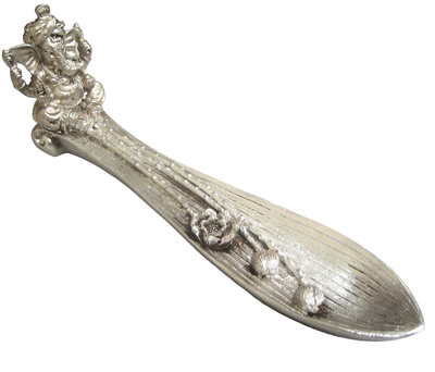 Ceramic  Ash Catcher (1)- Silver Ganesh - QMH15661B-62