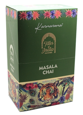 Masala Chai - Karmaroma Tales of India Incense (Box of 12)