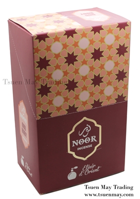 NOOR - Oud Ruby - Incense by Hari Darshan Elixir d'Orient Series (Box of 12x15grams)