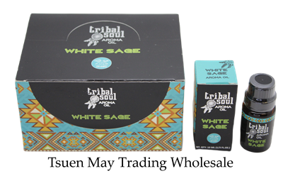 Tribal Soul Aroma Oil - White Sage - 10 ml (Box of 12 Bottles)