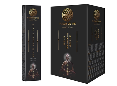 Fleur de Vie Five Tibetan Rites 15g (12 packs/Box)