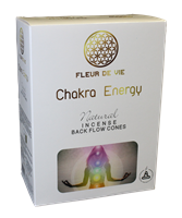 Fleur de Vie - Chakra Energy - Backflow Cones (Box of 12)