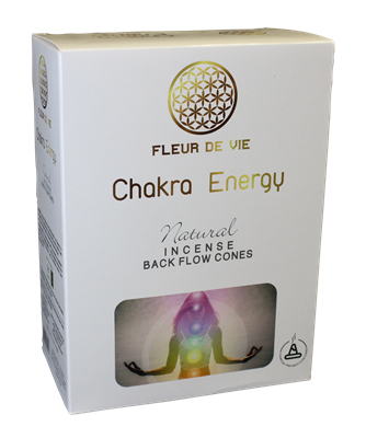 Fleur de Vie - Chakra Energy - Backflow Cones (Box of 12)