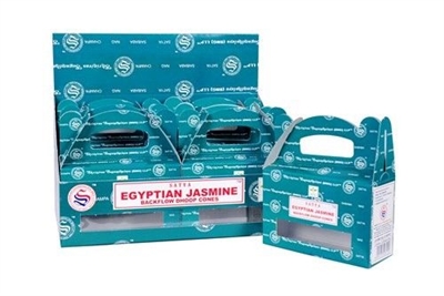 [Backflow] Satya Egyptian Jasmine Backflow Cones (Box of 6 Packs)