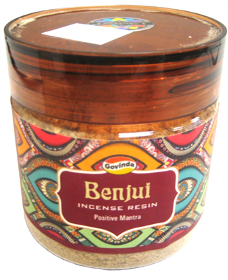 Govinda - Incense Resin in JAR (SINGLES) - Benzoin/Benjui