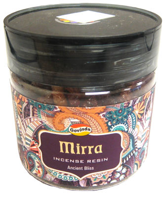 Govinda - Incense Resin in JAR (SINGLES) - Myrrh/Mirra