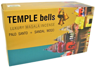 Namaste India - Temple Bells Series - Palo Santo + Sandalwood