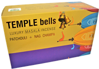 Namaste India - Temple Bells Series - Patchouli + Nag Champa