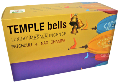 Namaste India - Temple Bells Series - Patchouli + Nag Champa