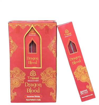 Triskel Resin Incense Sticks - Dragon Blood