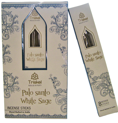 Triskel Resin Incense Sticks - Palo Santo White Sage