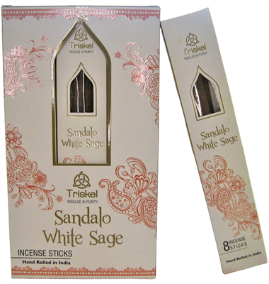 Triskel Resin Incense Sticks - Sandalo White Sage