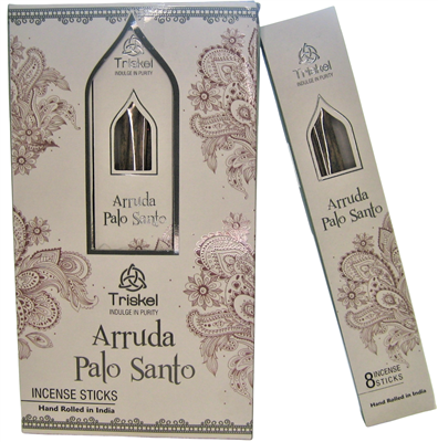 Triskel Resin Incense Sticks - Arruda Palo Santo