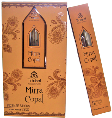 Triskel Resin Incense Sticks - Myrrh Copal