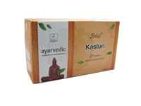 Balaji -Kasturi - Ayurvedic Premium Masala Incense Sticks (Box of 12 with 15 grams each)