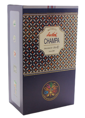 Authentic Sree Vani - CHAMPA - Incense Sticks (15g X 12 Pks)