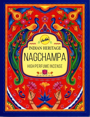 Indian Heritage Nag Champa- Incense Sticks (Wholesale Box of 12)