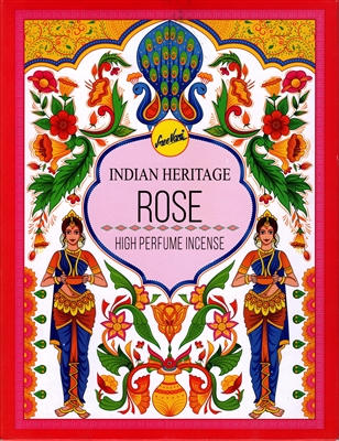 Indian Heritage Rose - Incense Sticks (Wholesale Box of 12)