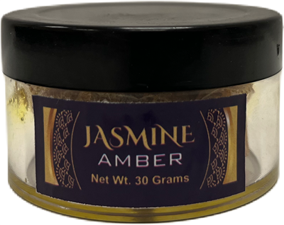 Jasmine Amber Resin, 30 grams Jar (Single Unit)
