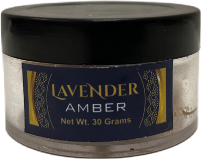 Lavender Amber Resin, 30 grams Jar (Single Unit)