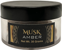 Musk Amber Resin, 30 grams Jar (Single Unit)