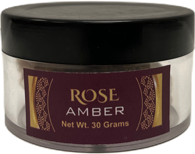 Rose Amber Resin, 30 grams Jar (Single Unit)