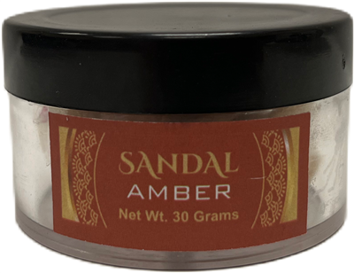 Sandal Amber Resin, 30 grams Jar (Single Unit)