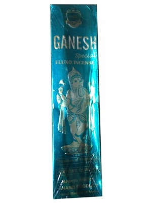 Ganesh Special Fluxo Incense Stick by ANAND Products (Pack of 10 of 25 grams each)
